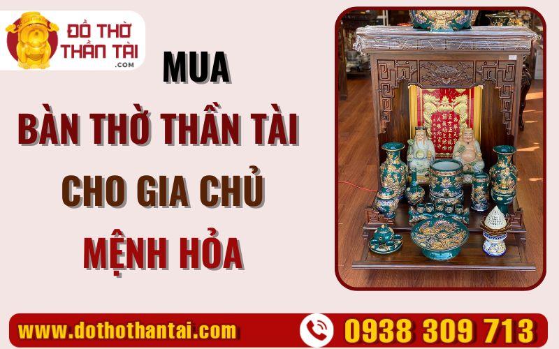 Bàn Thờ Thần Tài Theo Mệnh