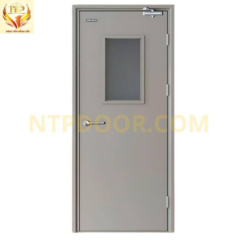 Cấu tạo cơ bản của cửa chống cháy 1 cánh giúp chống cháy và khói hiệu quả, bảo vệ an toàn