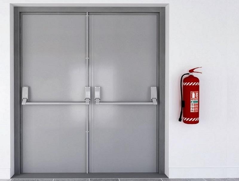 Cửa thép chống cháy cho nhà xưởng, cấu tạo và ứng dụng