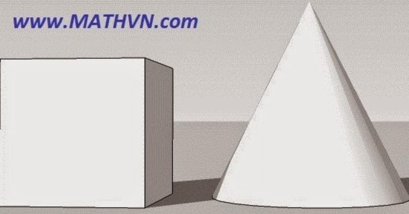 Hình học không gian THCS: hình hộp chữ nhật, hình lập phương, hình chóp, hình lăng trụ