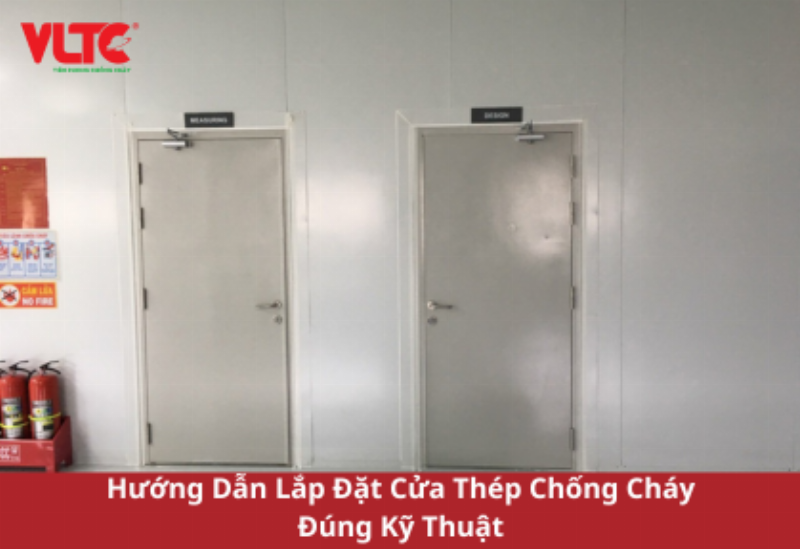 Hướng dẫn quy trình lắp đặt cửa gỗ chống cháy đúng kỹ thuật và an toàn