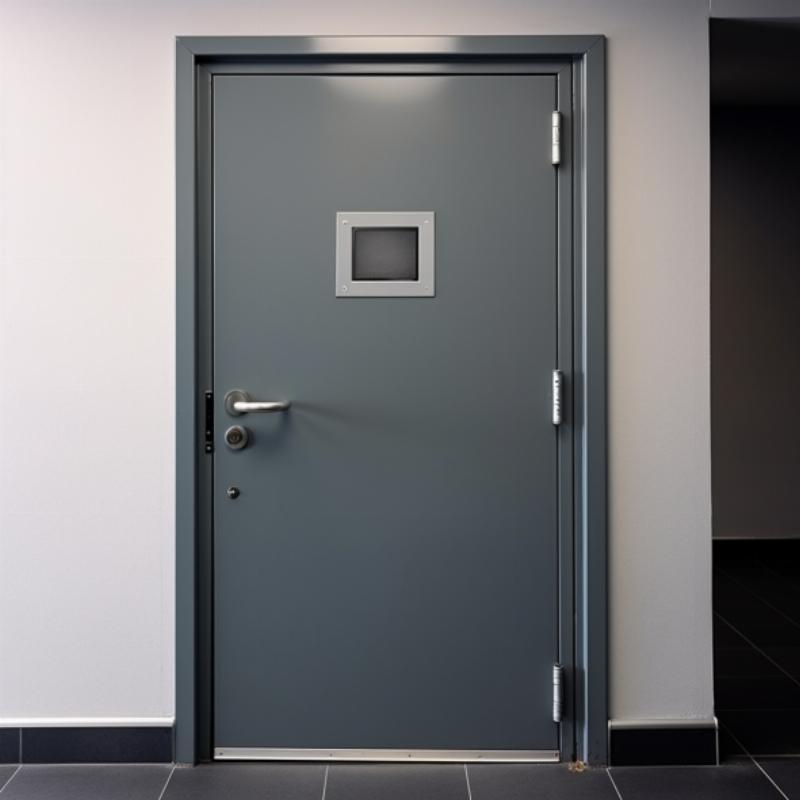 So sánh trực quan sự khác biệt giữa cửa thoát hiểm chống cháy và cửa thông thường