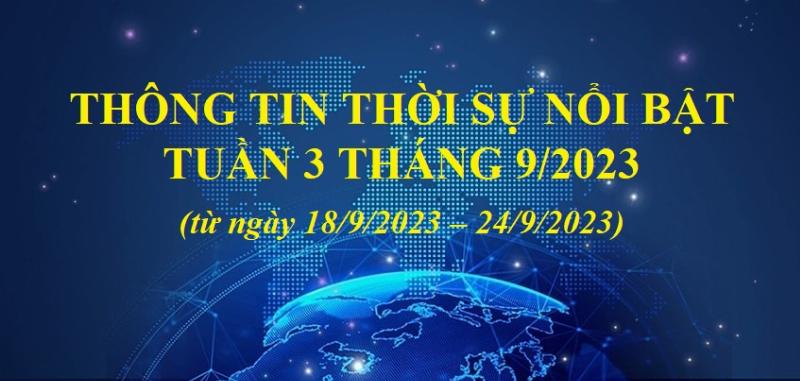 Sự kiện quan trọng tháng 9 năm 2023