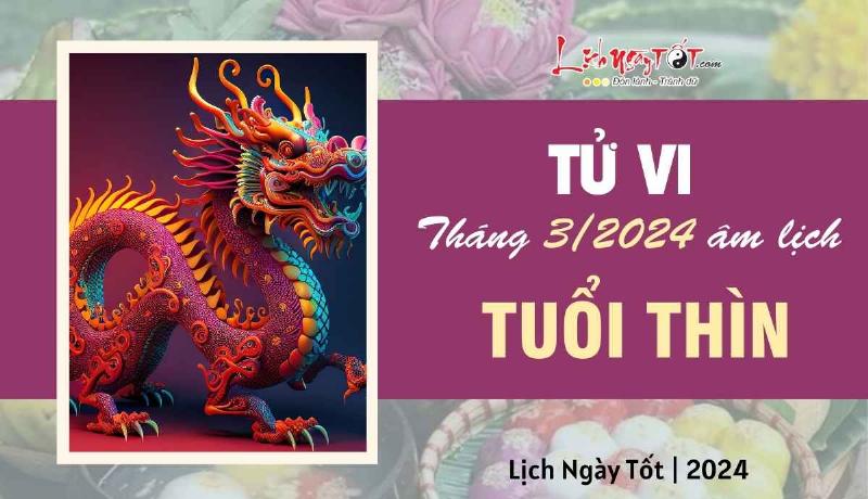 Tử vi Bính Thìn tháng 3 công việc