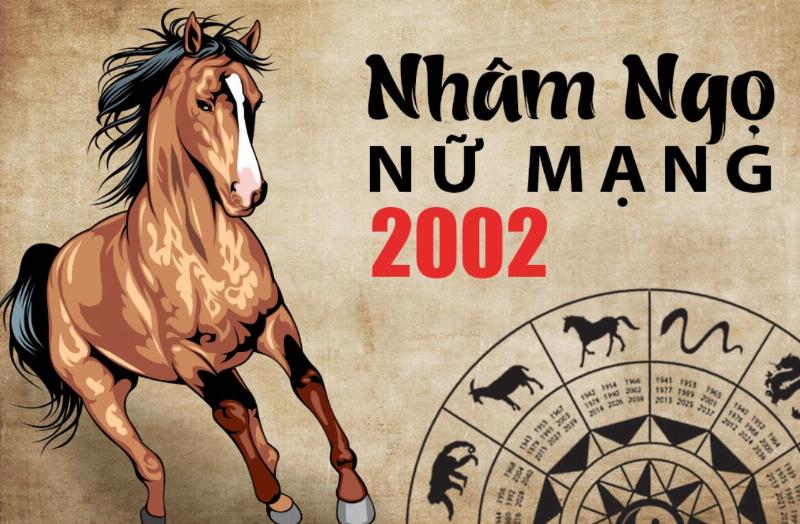 Tử vi trọn đời Nhâm Ngọ 2002 nữ mạng