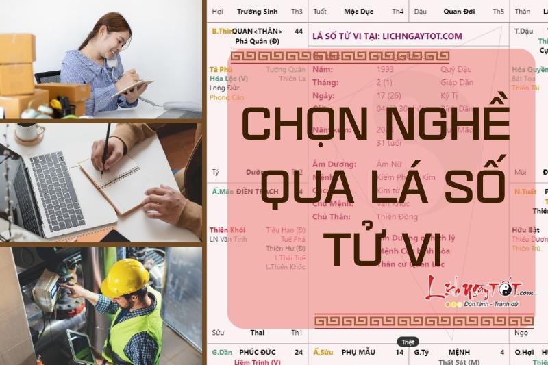 Chọn nghề nghiệp phù hợp theo tử vi