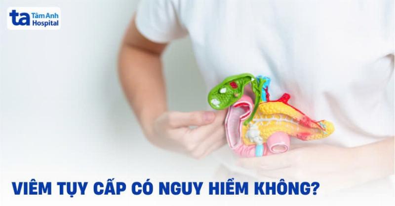 Sơ đồ các biến chứng tại chỗ và toàn thân nguy hiểm của viêm tụy cấp