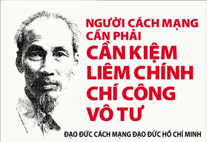 Cần, kiệm, liêm, chính, chí công vô tư: Hình ảnh thể hiện các phẩm chất đạo đức cách mạng theo tư tưởng Hồ Chí Minh chương 6.