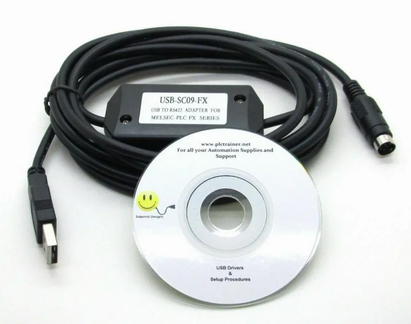 Cáp Lập Trình PLC Mitsubishi USB SC09-FX MELSEC SC-09 USB-FX