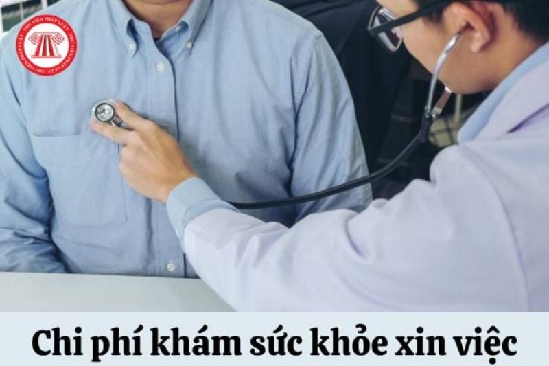 Chi phí khám sức khỏe đi làm