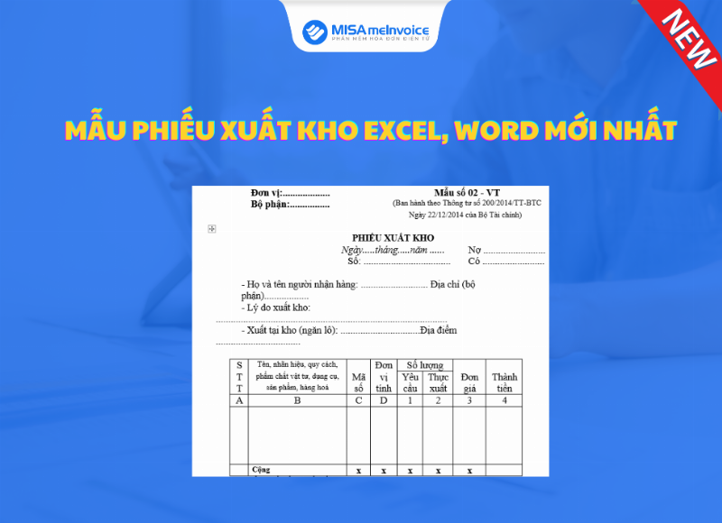 Mẫu phiếu nhập kho nguyên vật liệu và hóa đơn liên quan