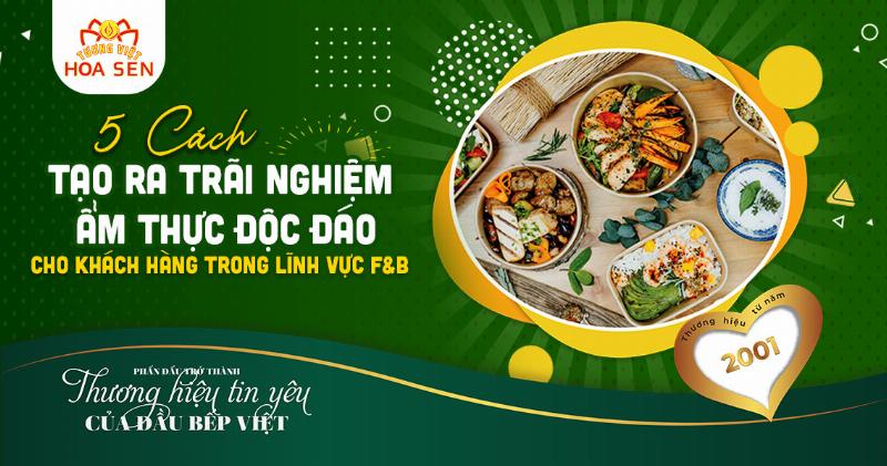 F&B là trải nghiệm