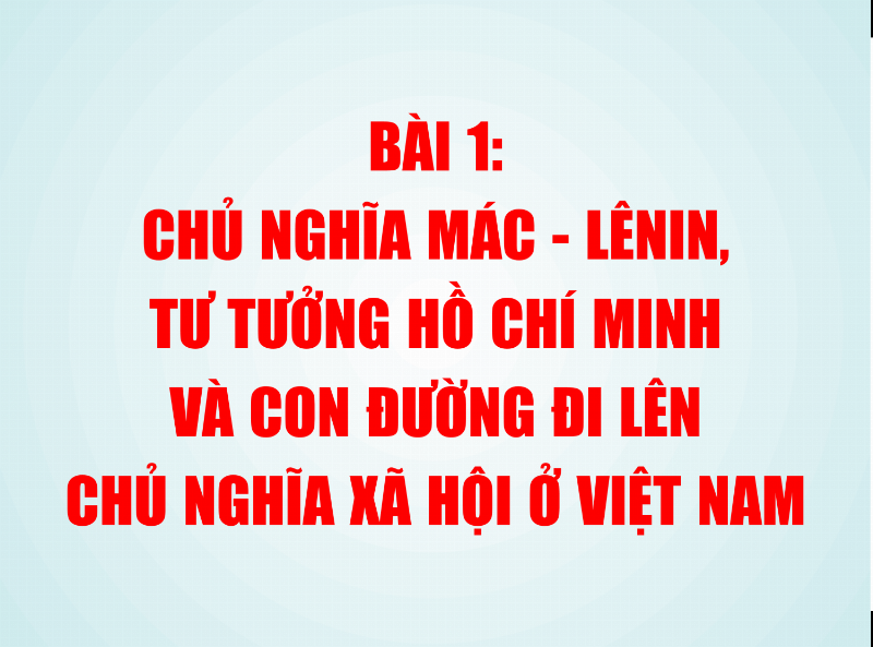 Hình ảnh minh họa tổng quan về triết học Mác Lê-nin