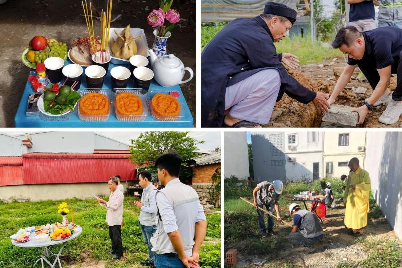 Lời khuyên và giải pháp liên quan đến mâm cúng động thổ xây nhà