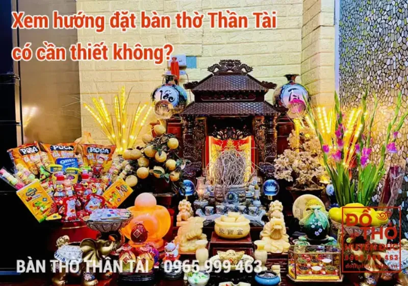 Lời khuyên về hướng đặt bàn thờ