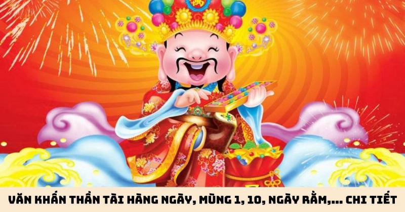 Lưu ý khi khấn thần tài mùng 1