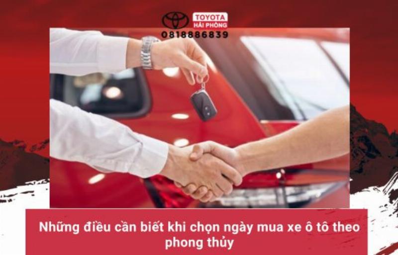 Những điều cần lưu ý khi xem ngày tốt mua xe