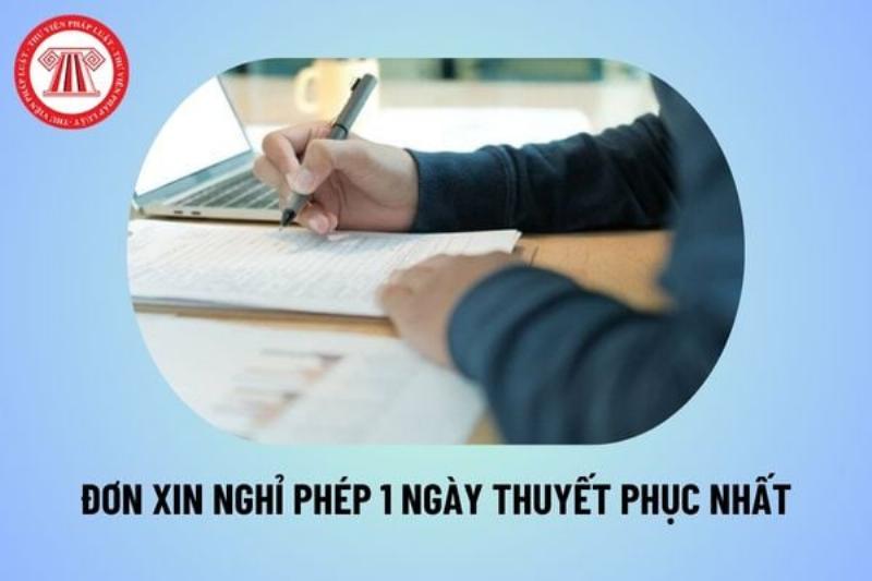 Mẫu đơn xin nghỉ việc 1 ngày: Ký tên