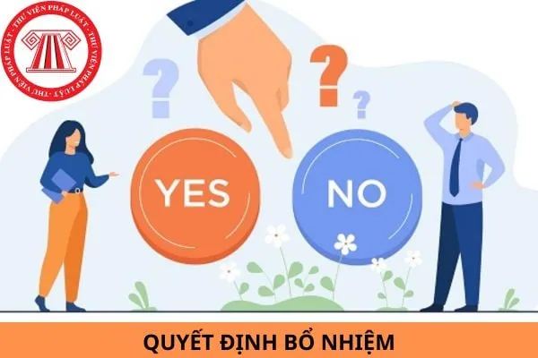 Mẫu quyết định bổ nhiệm