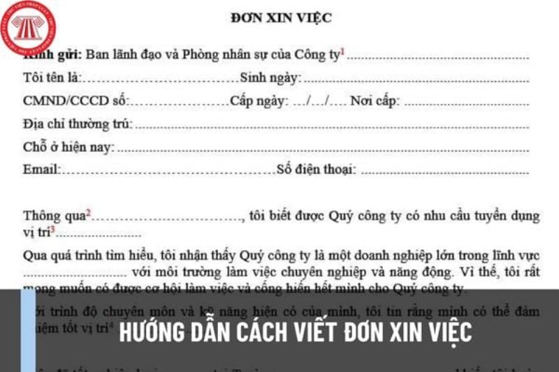 Mẹo Viết Đơn Xin Việc Ấn Tượng