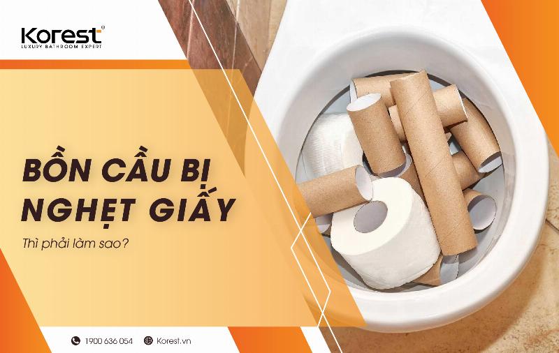 Phòng Tránh Bồn Cầu Tắc Giấy