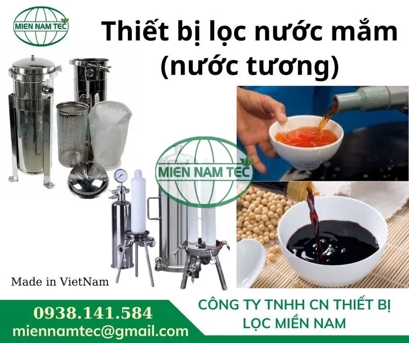 Quá trình lọc nước tương