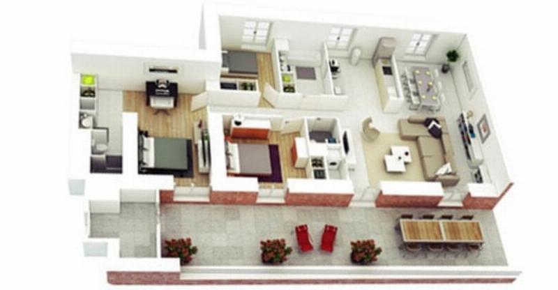 Kỹ sư tư vấn thiết kế nhà ở cho gia chủ, giải thích bản vẽ