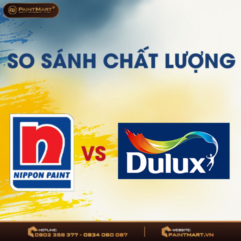 So sánh sơn Dulux và Nippon