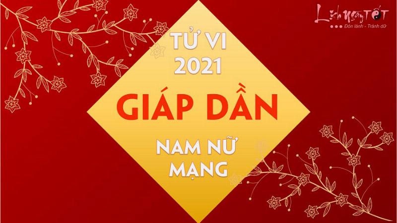 Tử vi Giáp Dần 1974 nam mạng công việc 2021