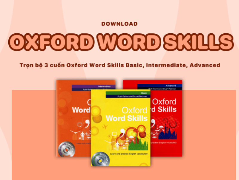 Minh họa vai trò của 3000 từ vựng tiếng Anh thông dụng Oxford PDF như nền tảng kết nối với các kỹ năng ngôn ngữ khác