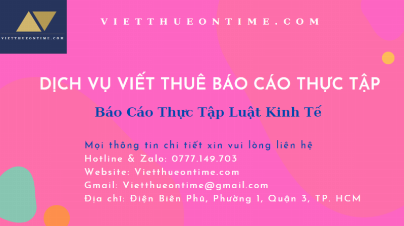 Báo Cáo Thực Tập Ngành Luật