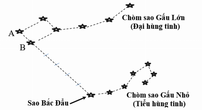 Xác định hướng bằng sao Bắc Đẩu