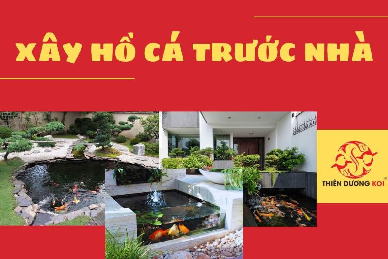 Xây Hồ Cá Trước Nhà Theo Tử Vi